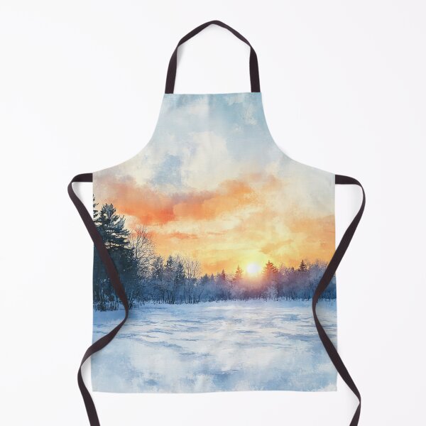 Item preview, Winter Sunrise Over Silent Pines designed and sold by Pixel Junkies Studio.