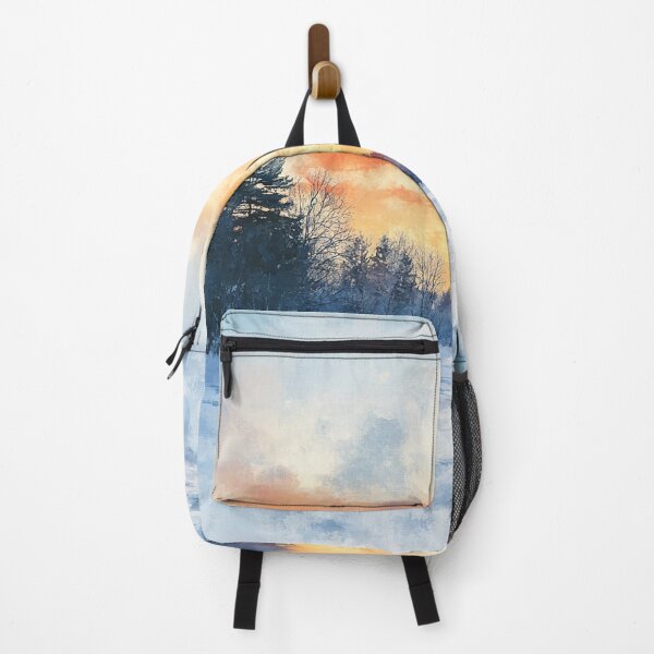 Item preview, Winter Sunrise Over Silent Pines designed and sold by Pixel Junkies Studio.