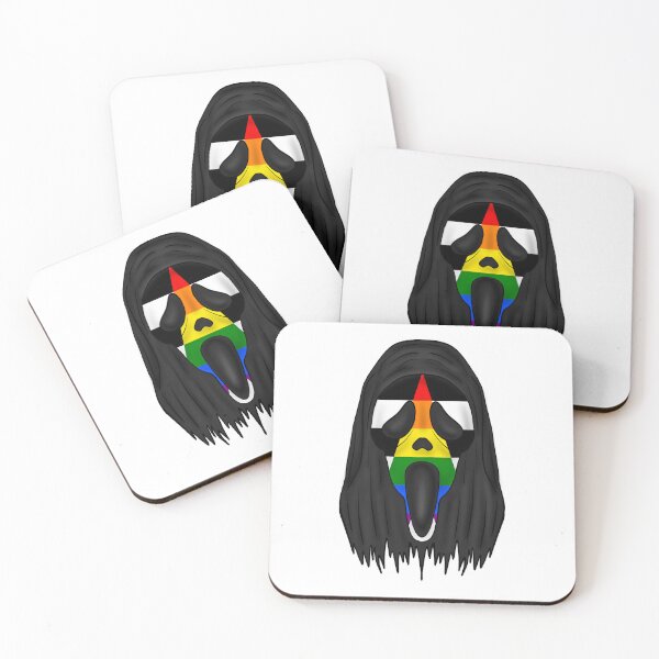 Item preview, Ghostface - Pride - Ally Flag designed and sold by Khaos Kreative.