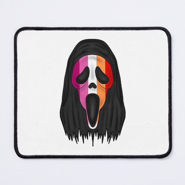 Aperçu de l'œuvre Ghostface - Fierté - Drapeau lesbien créée et vendue par Khaos Kreative.