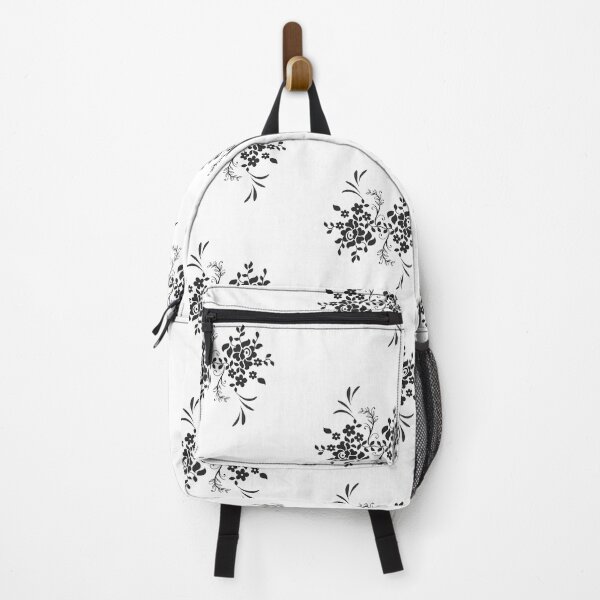 Item preview, Black & White Floral designed and sold by Mitten-MadeShop.