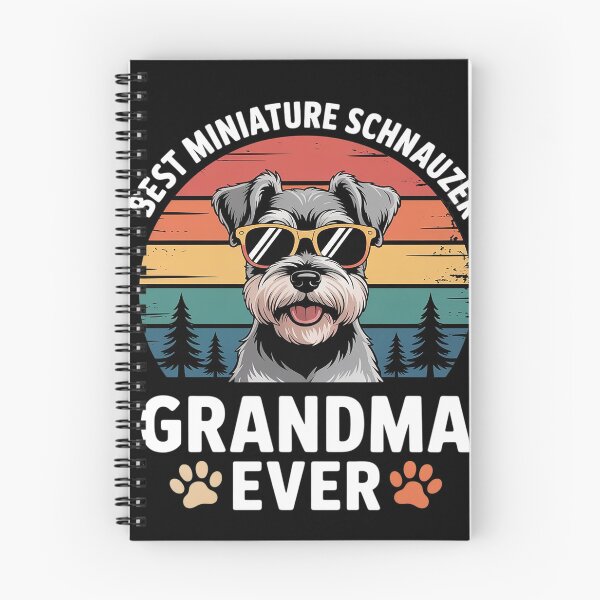 Item preview, Miniature Schnauzer Dog Grandma Mini Schnauzer designed and sold by MAKOPOKOShop.