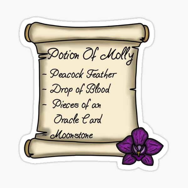 Item preview, Mollymauk Tealeaf Potion Ingredient List designed and sold by LunarAshes.
