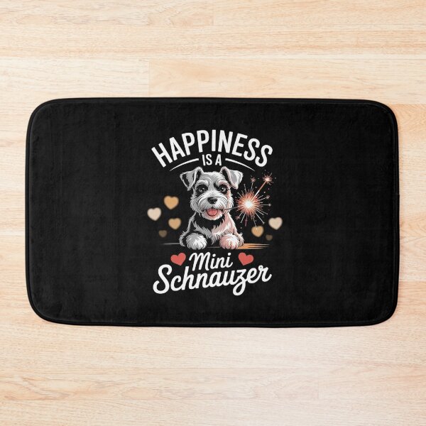 Item preview, Miniature Schnauzer Dog Happiness is a Mini Schnauzer Gifts designed and sold by MAKOPOKOShop.