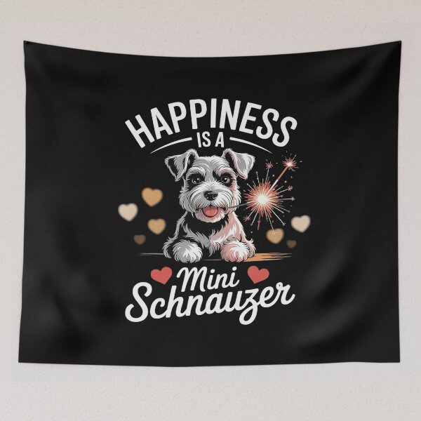 Item preview, Miniature Schnauzer Dog Happiness is a Mini Schnauzer Gifts designed and sold by MAKOPOKOShop.
