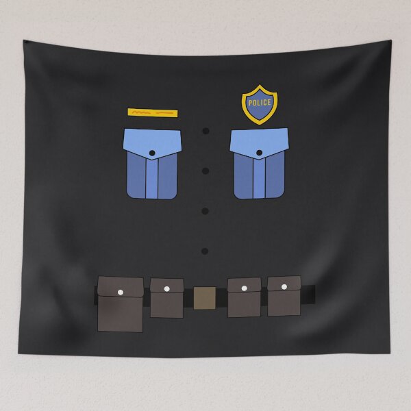 Item preview, Police Officer Costume for Carnaval Halloween designed and sold by melsens.