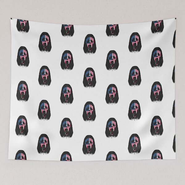 Item preview, Ghostface - American Flag designed and sold by Khaos Kreative.