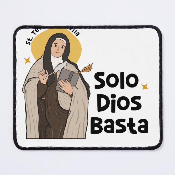 Item preview, Solo Dios Basta - St. Teresa of Avila designed and sold by Klawisdesign.
