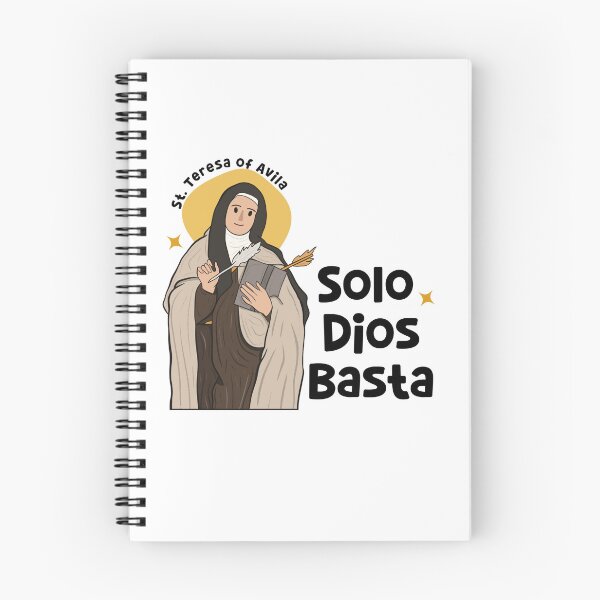 Item preview, Solo Dios Basta - St. Teresa of Avila designed and sold by Klawisdesign.
