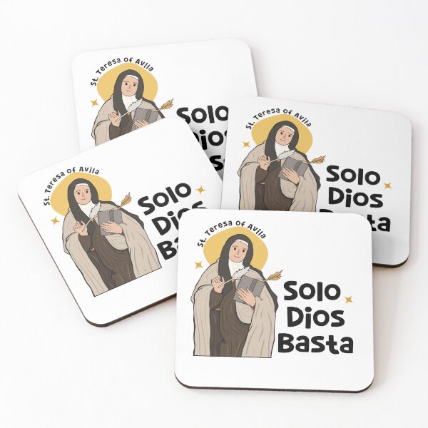 Item preview, Solo Dios Basta - St. Teresa of Avila designed and sold by Klawisdesign.