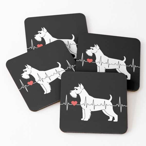 Item preview, Pulso cardíaco del perro Schnauzer miniatura designed and sold by MAKOPOKOShop.