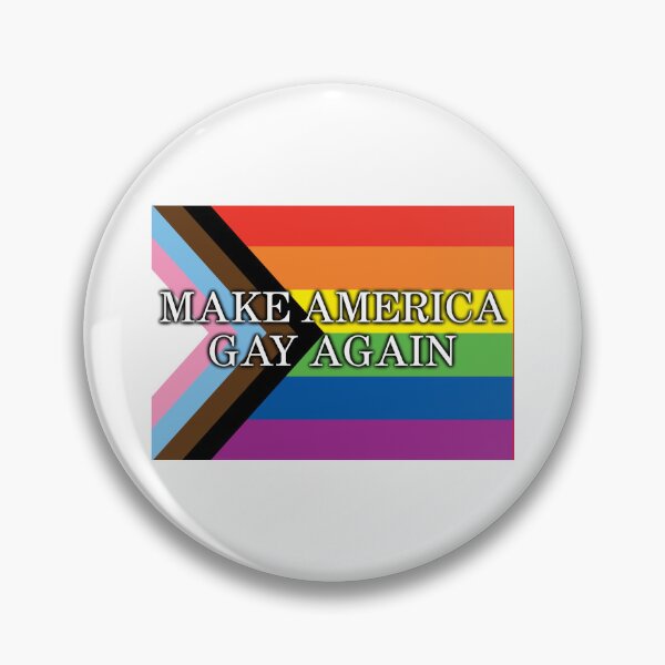 Item preview, MAGA - MAKE AMERICA GAY AGAIN - Pride flag designed and sold by Khaos Kreative.
