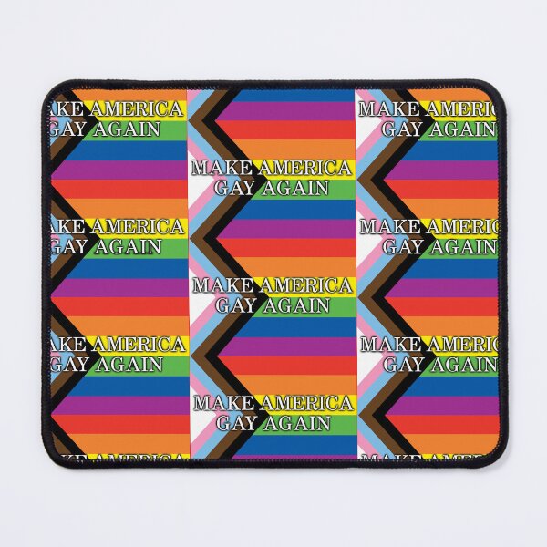 Item preview, MAGA - MAKE AMERICA GAY AGAIN - Pride flag designed and sold by Khaos Kreative.