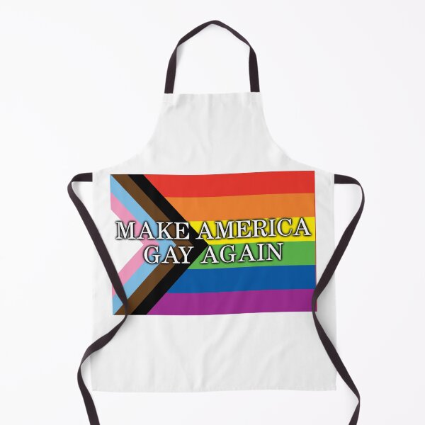 Item preview, MAGA - MAKE AMERICA GAY AGAIN - Pride flag designed and sold by Khaos Kreative.