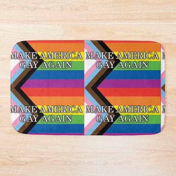 Item preview, MAGA - MAKE AMERICA GAY AGAIN - Pride flag designed and sold by Khaos Kreative.