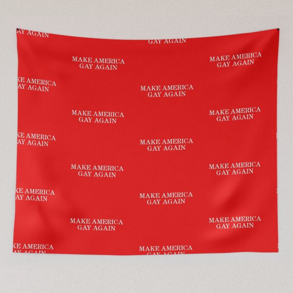 Item preview, MAGA - MAKE AMERICA GAY AGAIN red designed and sold by Khaos Kreative.