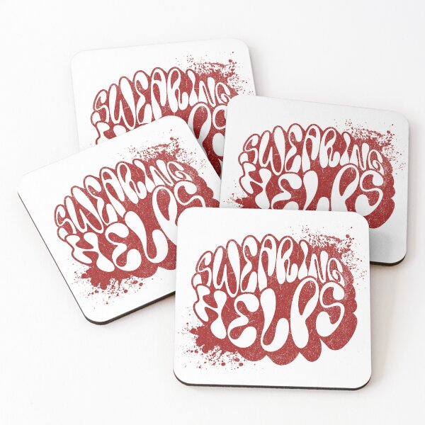 Item preview, Swearing Helps Typography designed and sold by dudelinart.