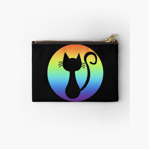 Item preview, Spooky Halloween Pride Cat Graphic Print LGBTQIA designed and sold by Feral Designs by Lauren Elisabeth.
