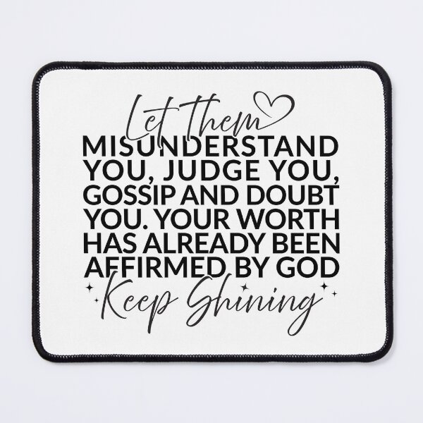 Item preview, Let Them, Keep Shining, Motivational, Inspirational, Self Worth, Self Love designed and sold by OctonoteStudio.