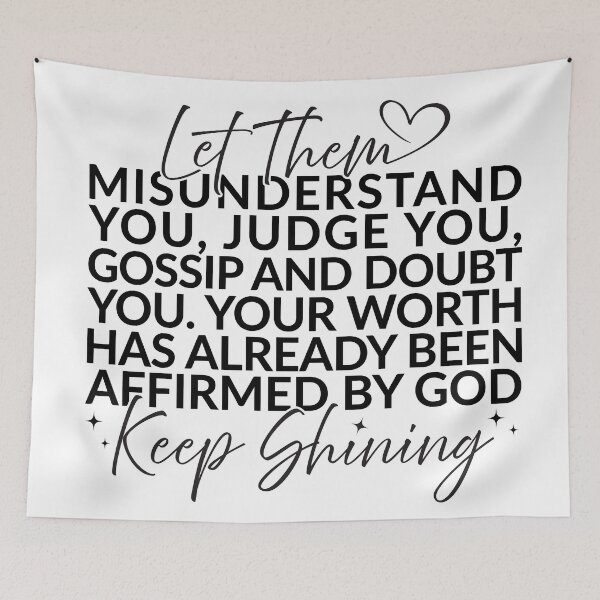 Item preview, Let Them, Keep Shining, Motivational, Inspirational, Self Worth, Self Love designed and sold by OctonoteStudio.