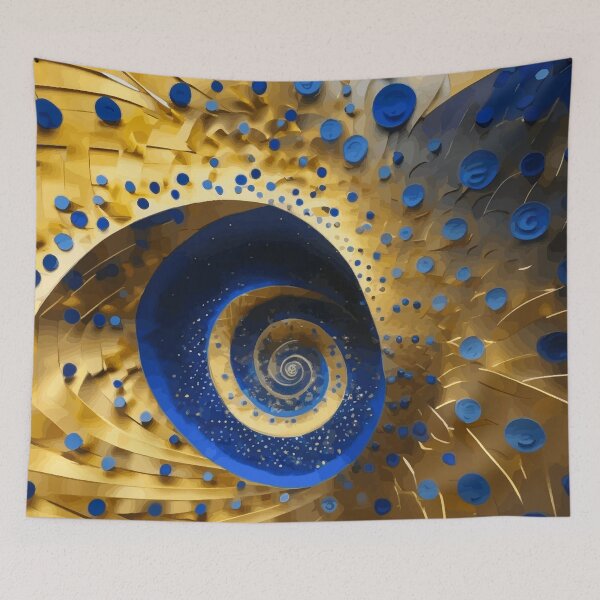Item preview, Colorful Abstract Fibonacci Art 184 designed and sold by Vicky Brago-Mitchell®.