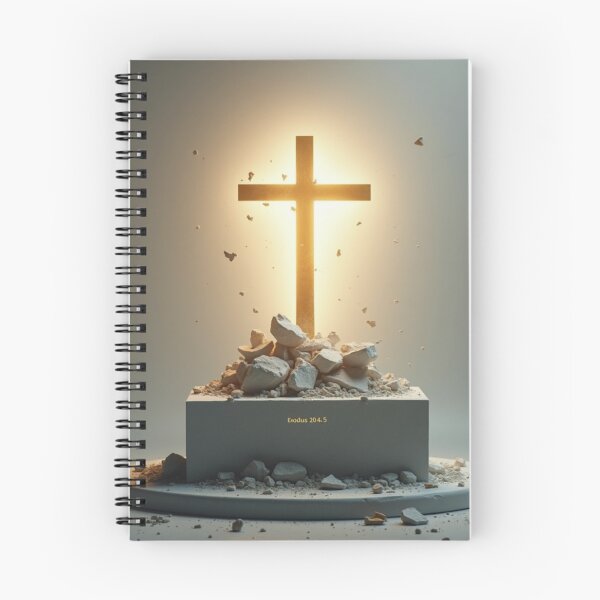 Item preview, Worship Only God - Exodus 20:4-5 Minimalist Bible Art (Anti-Idolatry) designed and sold by ebocraft.