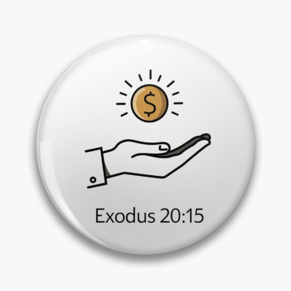 Item preview, Thou Shalt Not Steal - Exodus 20:15 Bible Verse  designed and sold by ebocraft.