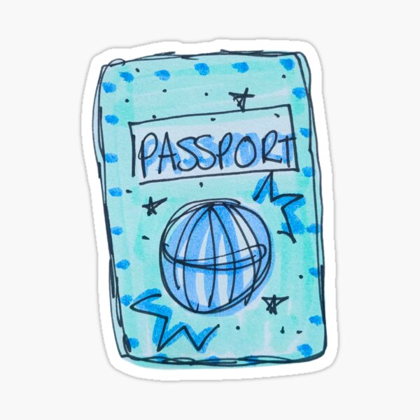 Item preview, Blue Passport designed and sold by livebrave3.