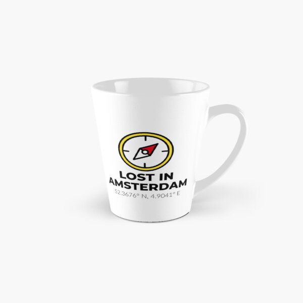 Item preview, Lost in Amsterdam - Minimalist Compass Design designed and sold by HelloPlaces.