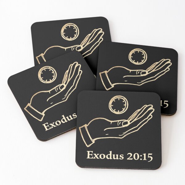 Item preview, Do Not Steal - Exodus 20:15 Minimalist Bible Art (Honesty Challenge) designed and sold by ebocraft.