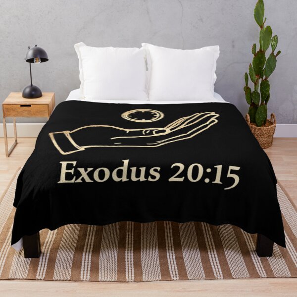 Item preview, Do Not Steal - Exodus 20:15 Minimalist Bible Art (Honesty Challenge) designed and sold by ebocraft.