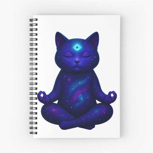 Item preview, Cosmic Meditating Cat designed and sold by WisdomStorm.