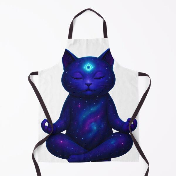 Item preview, Cosmic Meditating Cat designed and sold by WisdomStorm.