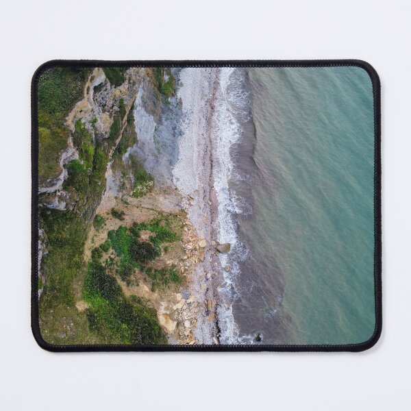Item preview, Aerial View of the Normandy Coastline and Sea, France designed and sold by Guylained.