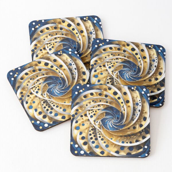 Item preview, Colorful Abstract Fibonacci Art 183 designed and sold by Vicky Brago-Mitchell®.