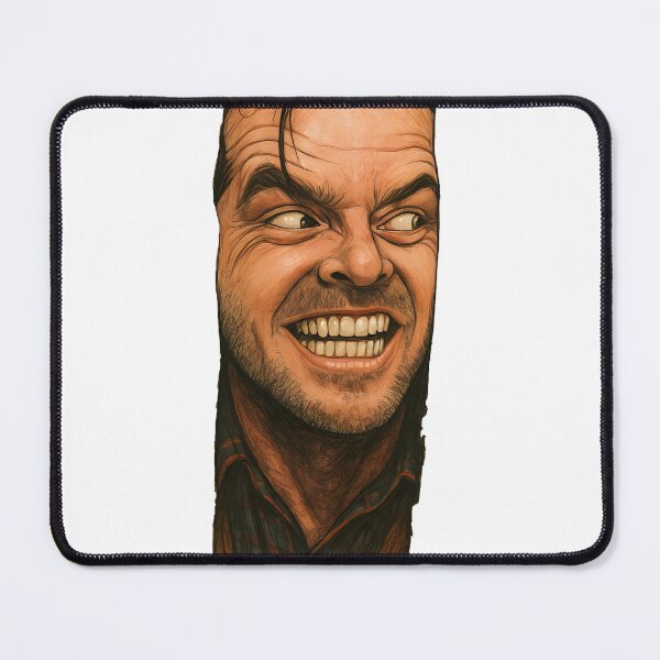 Item preview, Crazy Grinning Man the shining – Horror Character Illustration designed and sold by Greemo03.