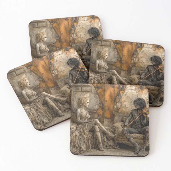 Item preview, Violin and Velvet: A Gothic Salon Duet designed and sold by NeoNebulaArt.