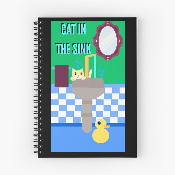 Item preview, CAT IN THE SINK designed and sold by GrindWardrobe.