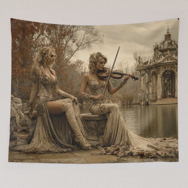 Item preview, Autumn Aria by the Lake of Echoes designed and sold by NeoNebulaArt.