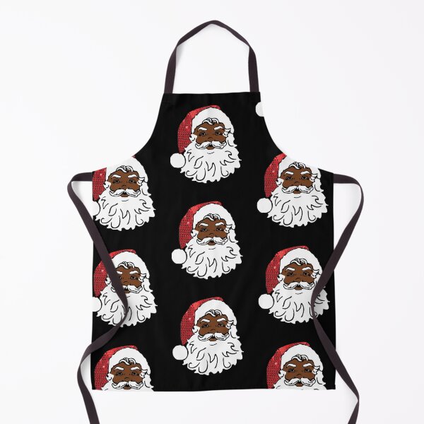 Item preview, christmas black santa claus glam designed and sold by Gossip Rag.