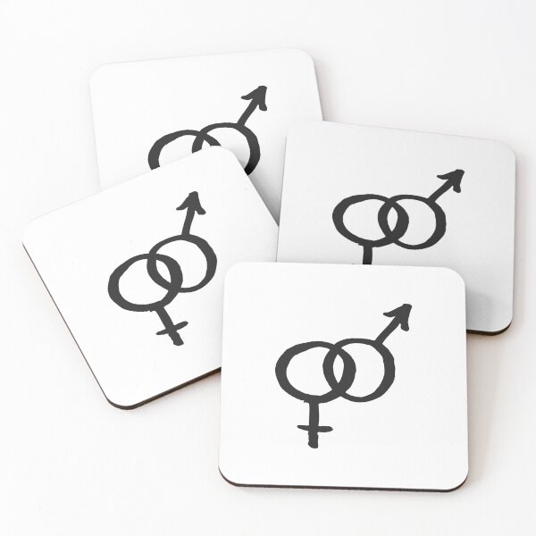 Item preview, Heterosexual Symbol (♂♀) – Bold Hand Drawn Icon designed and sold by Ching Teoh.