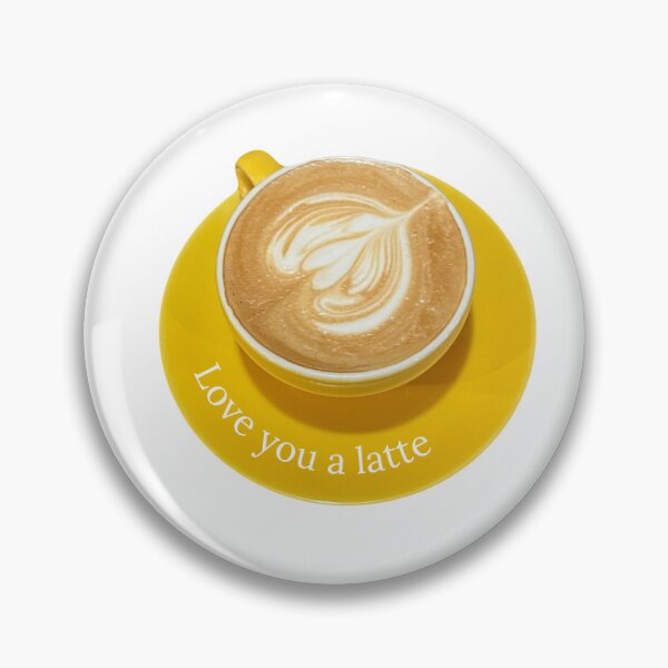 Item preview, Love you a latte sticker  designed and sold by Beaches Creations .