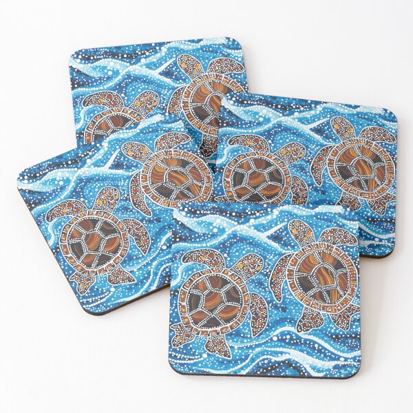 Item preview, mosaic turtles blue designed and sold by MatthEwCasleE.