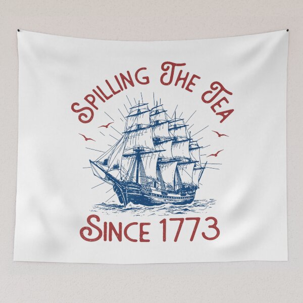Item preview, Retro Spilling The Tea Since 1773 4Th Of July History designed and sold by Wilson-Aura.