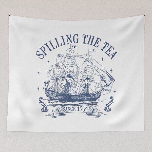 Item preview, Retro Spilling The Tea Since 1773 Vintage Us History Teacher designed and sold by Wilson-Aura.