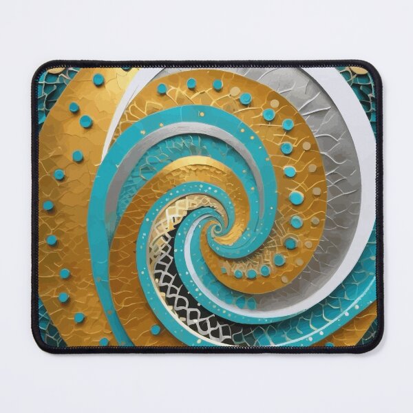 Item preview, Colorful Abstract Fibonacci Art 181 designed and sold by Vicky Brago-Mitchell®.