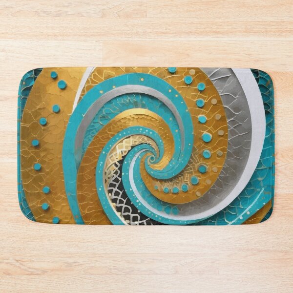 Item preview, Colorful Abstract Fibonacci Art 181 designed and sold by Vicky Brago-Mitchell®.