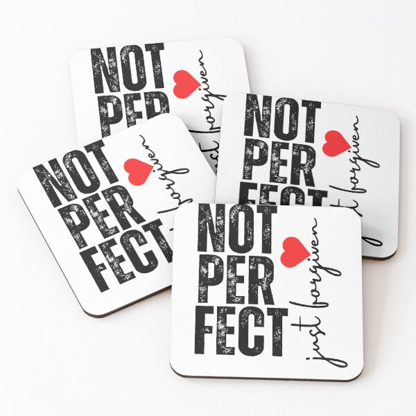 Item preview, Not Perfect - Just Forgiven | Graced-filled Christian Apparel  designed and sold by Rodellina.