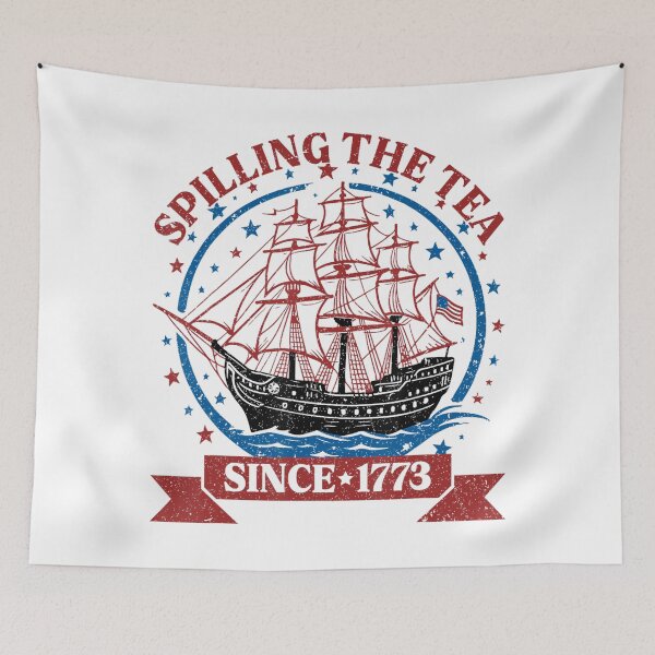 Item preview, Spilling The Tea Since 1773 4Th Of July America Patriotic designed and sold by Wilson-Aura.