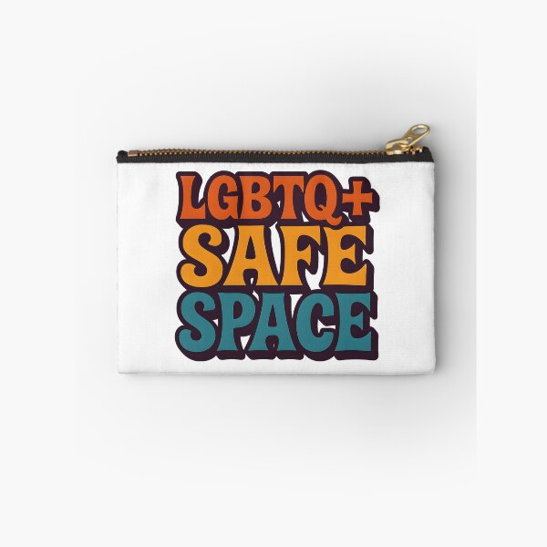 Item preview, LGBTQ+ Safe Space – Bold Retro Typography designed and sold by Haus Of Sin.